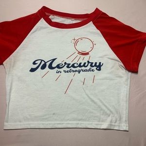 Mercury in retrograde baseball tee
